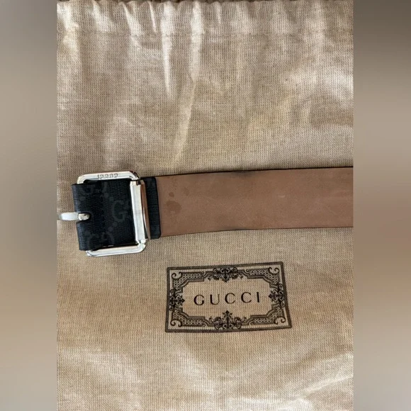 Authentic Men’s Gucci Kingsnake Black Belt - Picture 7 of 9